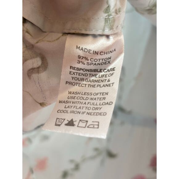 HILL HOUSE HOME Ellie Nap Dress Blue Pond Floral Print S - Picture 8 of 11